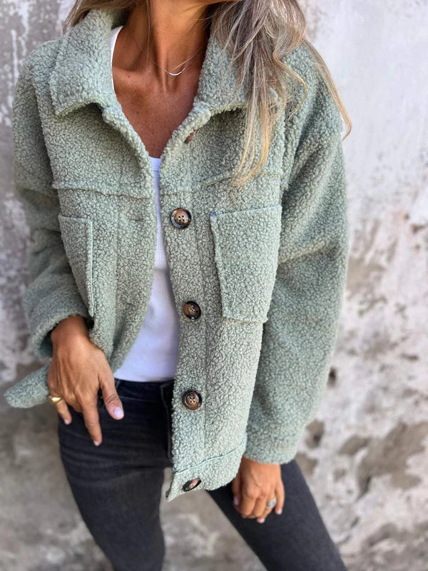 Sidonie | Manteau court en laine