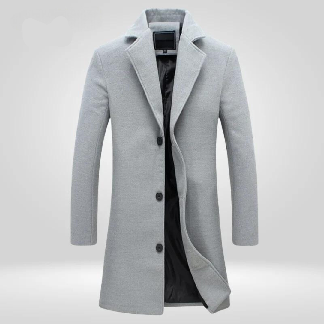 Bernard | Manteau boutonné en laine