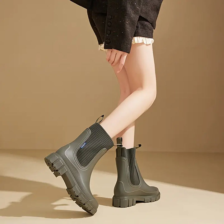 Nadège | Bottes Chelsea imperméables à la mode