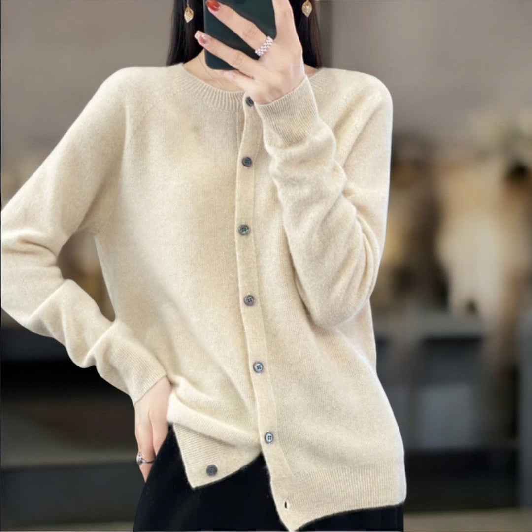 Renée | Cardigan en laine mérinos