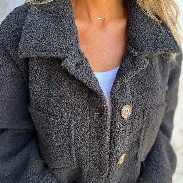 Sidonie | Manteau court en laine