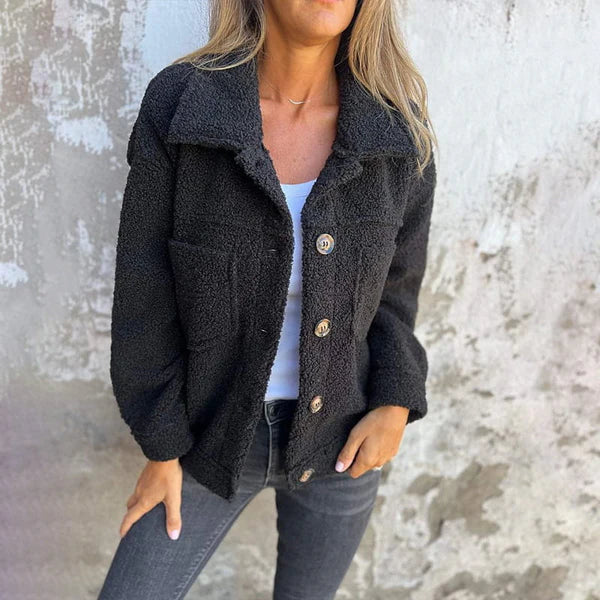 Sidonie | Manteau court en laine